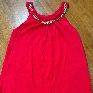 Joseph A Dressy Tank with Chain